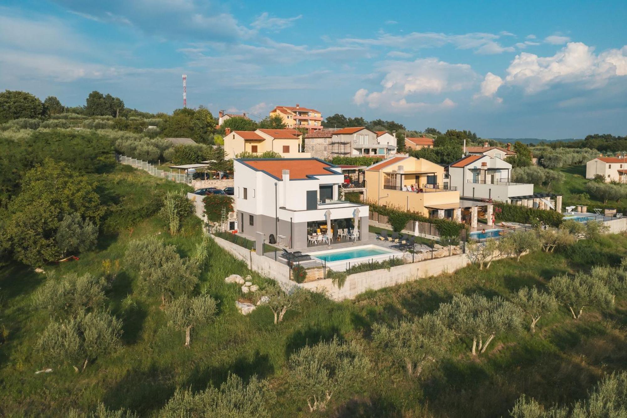 Villa Boiky - Private Pool And Amazing Sea View, Istria Materada ภายนอก รูปภาพ