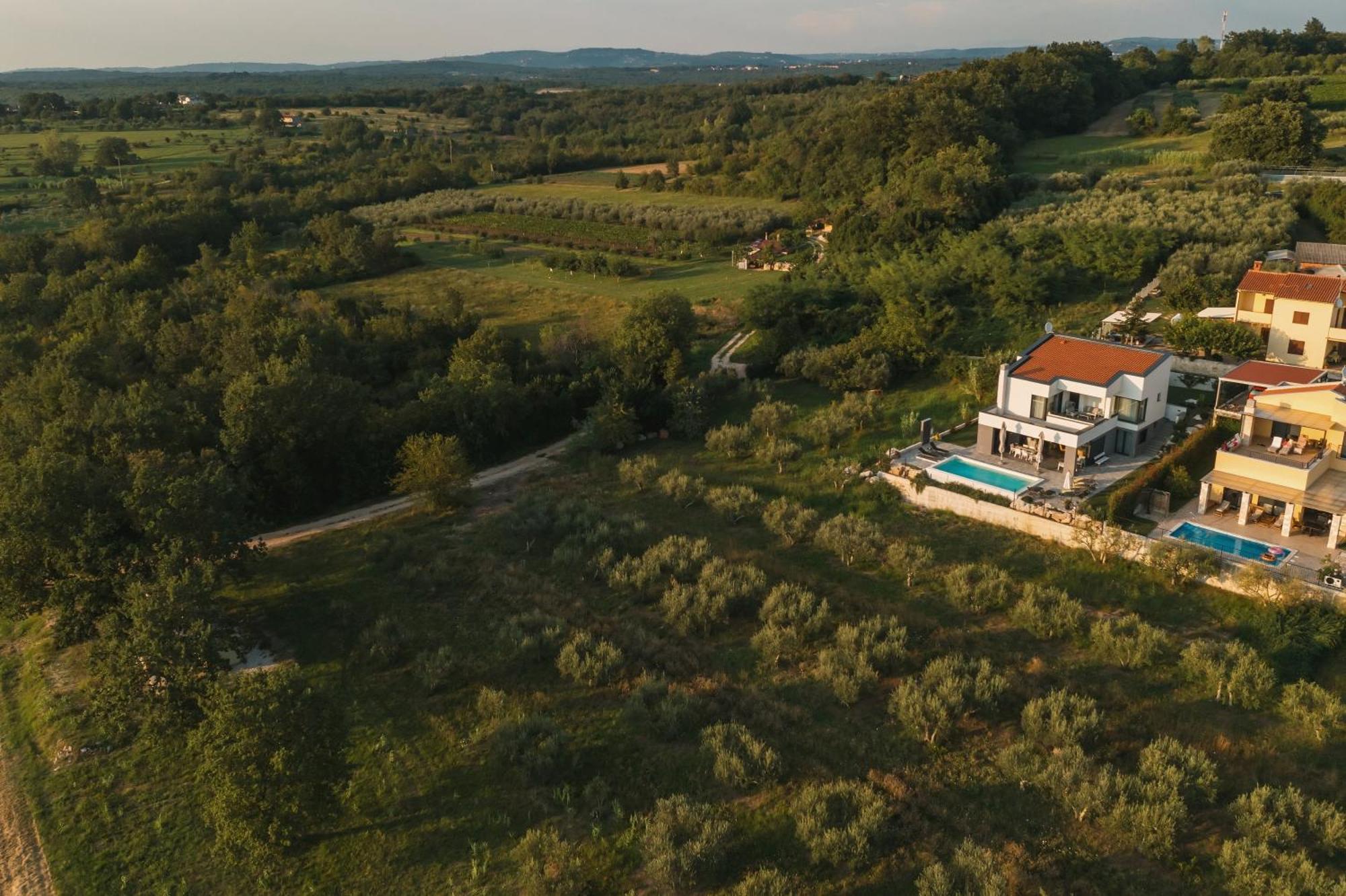 Villa Boiky - Private Pool And Amazing Sea View, Istria Materada ภายนอก รูปภาพ
