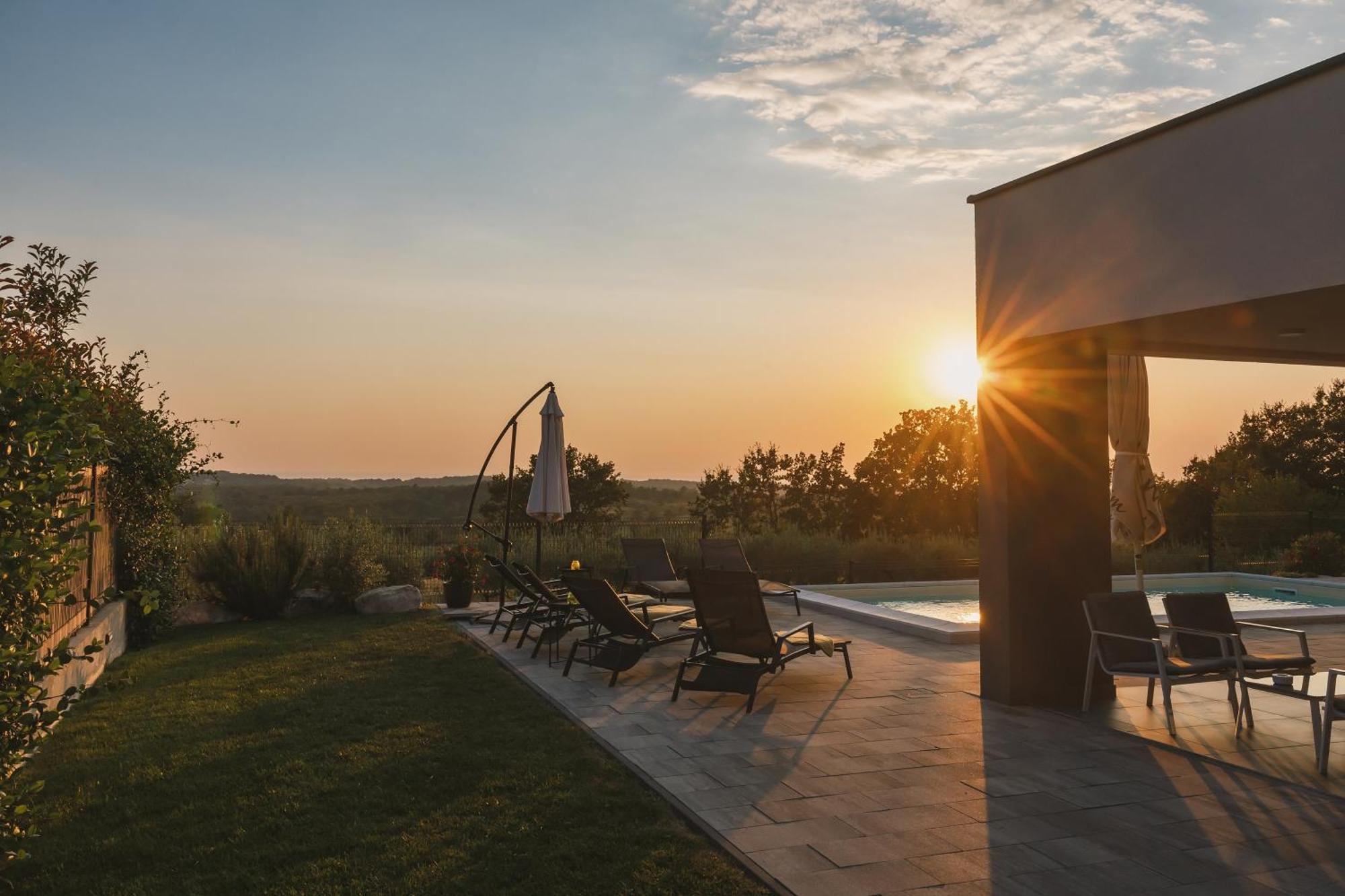 Villa Boiky - Private Pool And Amazing Sea View, Istria Materada ภายนอก รูปภาพ
