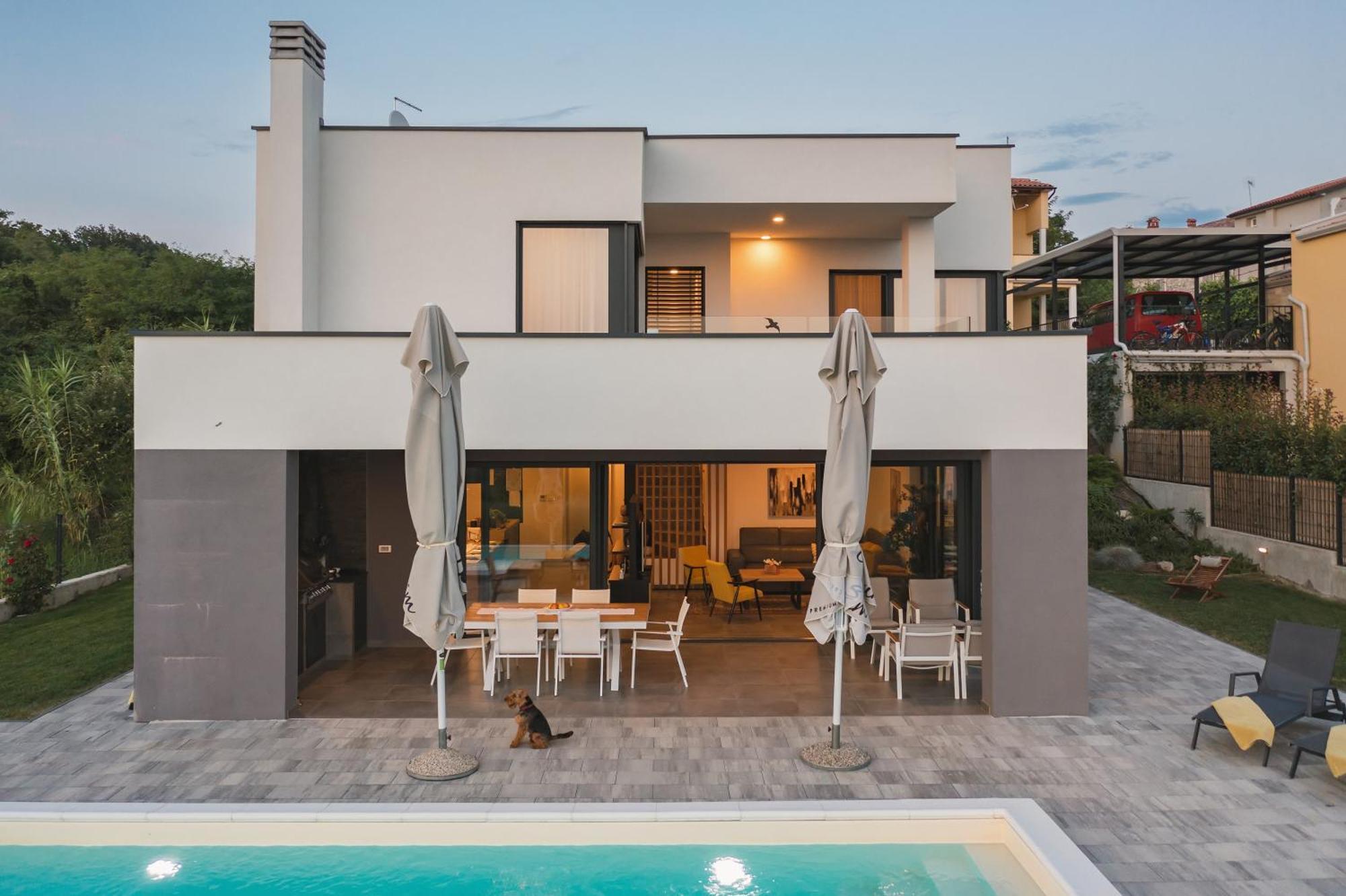 Villa Boiky - Private Pool And Amazing Sea View, Istria Materada ภายนอก รูปภาพ