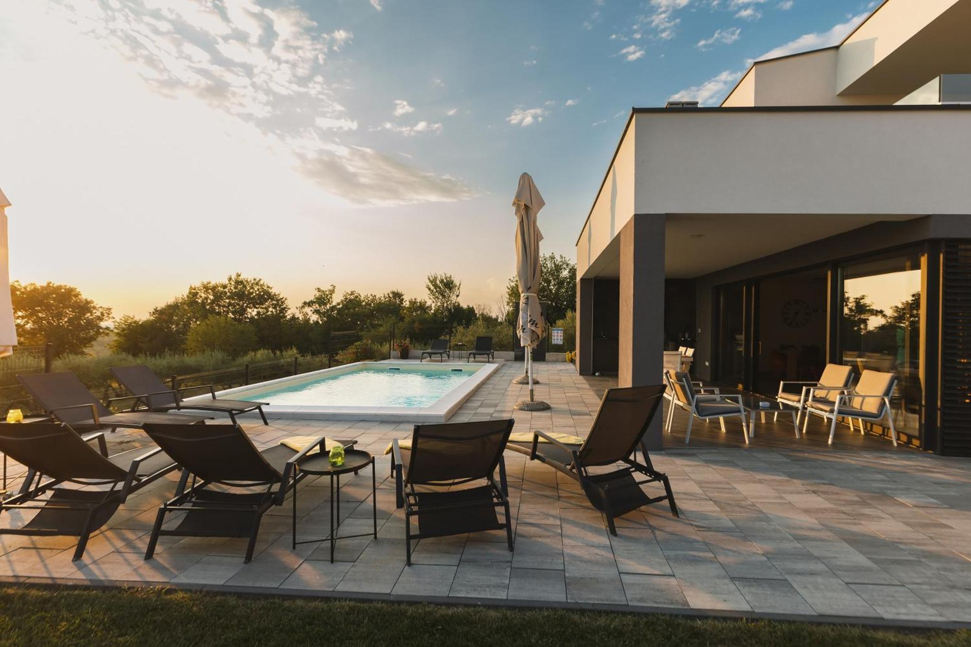 Villa Boiky - Private Pool And Amazing Sea View, Istria Materada ภายนอก รูปภาพ