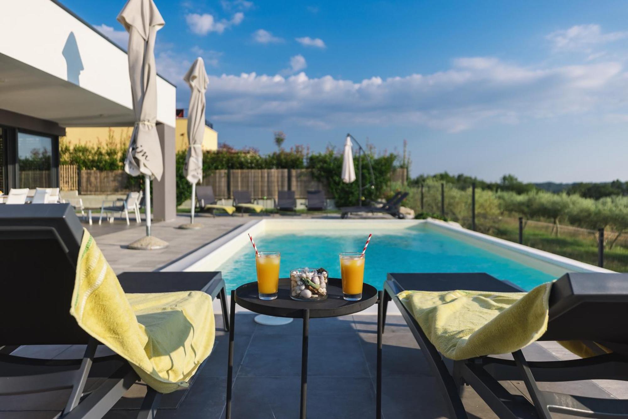 Villa Boiky - Private Pool And Amazing Sea View, Istria Materada ภายนอก รูปภาพ